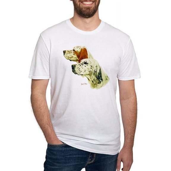 CafePress - Eng Setter Multi Fitted T Shirt - Fitted T-Shirt, Vintage Fit Soft Cotton Tee