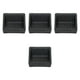 thumbnail image 1 of 4 Uds almohadilla para muebles tapón para cama tazas para muebles evitar arañazos posavasos para muebles tazas tapones para cama para silla sofá cama negro, 1 of 8