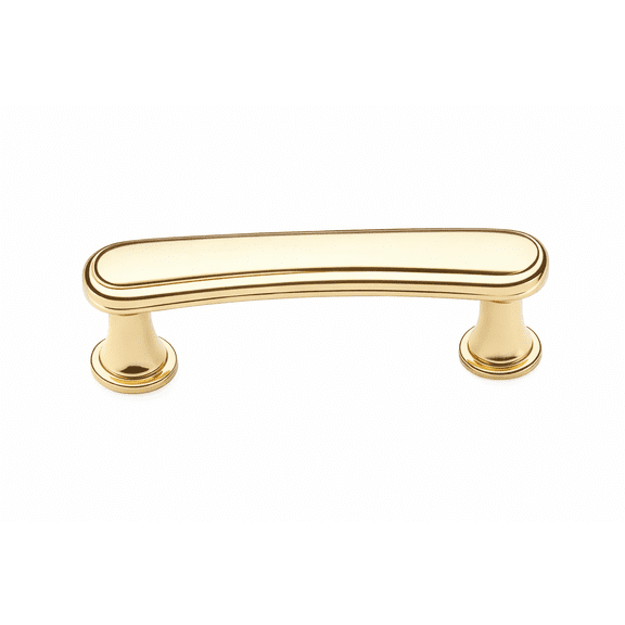 Baldwin 4366030 Severin Cabinet Pull in Bright Brass