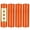 Orange, variant on PSBM Black Stretch Wrap/Film 18" x 1500' 8 Rolls 80 Gauge, Heavy Duty Industrial Strength Up to 800% Ultimate Stretch, Clear Shrink Plastic Wrap for Moving, Packing, Shipping & Storage
