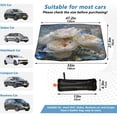 thumbnail image 3 of BZSMCE Foldable Car Windshield Sunshade Umbrella-Luminous Cream Petals Pattern, 3 of 7