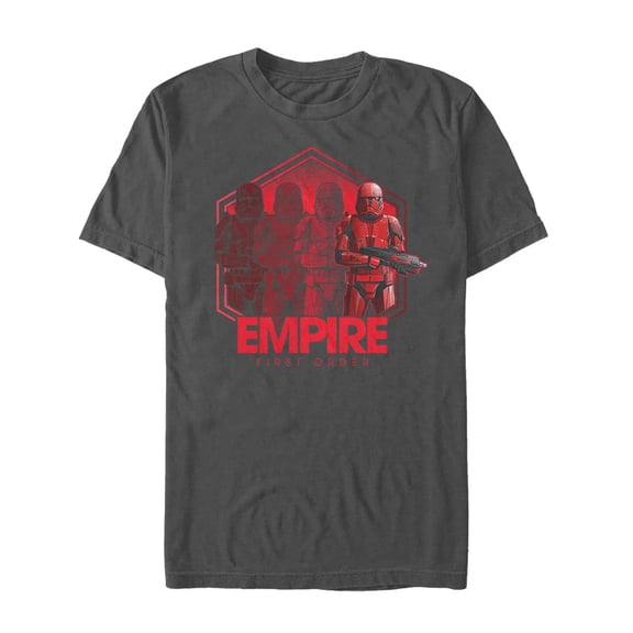 Men's Star Wars: The Rise of Skywalker Sith Trooper Reflection  Graphic Tee Charcoal X Large