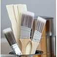 Pro Grade Home Wall / Trim House Paint Brush Set for Decks
