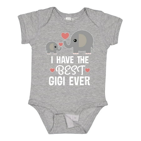 

Inktastic Best Gigi Grandma Ever Grandchild Gift Baby Boy or Baby Girl Bodysuit