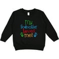 thumbnail image 2 of Inktastic My Godmother Loves Me Toddler Sweatshirt, 2 of 4