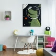 thumbnail image 2 of Stupell Industries Fantasy Dinosaur Astronaut Milky Way Space T-Rex Outer Space Painting Gallery Wrapped Canvas Print Wall Art, 36 x 48, 2 of 6
