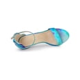 thumbnail image 4 of BLISSFUL STEP Women's Sandals Stiletto Heels Ankle Strap Tie Dye Sandals, 4 of 6