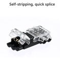 thumbnail image 2 of 12 Pieces 2 Pin T Connector For Electrical Wire 18-22 Awg Car Waterproof Electrical Connector - Solderless Wire Cable Car Led Lighting Waterproof Conn, 2 of 4