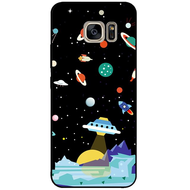 For Samsung Galaxy S7 Edge Silicone Case Cute Pattern Soft TPU Phone Cover For Samsung Galaxy S6 S7 S 7 Edge Back Cover Bumper