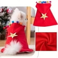 thumbnail image 6 of Halloween Vampire Pet Cape Costume for Small Dogs And Cats No Battery Featherless Party Decorating Accessories (Green,M), 6 of 7