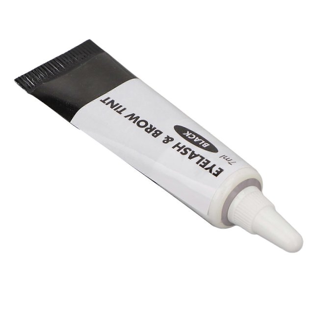 Black Eyebrow Eyelash Color Kit Waterproof Sweatproof Lasting Eyelash Dye Eyebrow Dye Cream for Woman for Beauty Salon