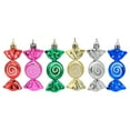 thumbnail image 1 of Adornos de dulces navideños Yuyangstore colgantes multicolor 6 piezas, 1 of 8