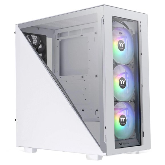 Gabinete Gamer THERMALTAKE Divider 300 TG ARGB ATX 4 Fan Cristal Templado Blanco blanco Thermaltake CA-1S2-00M6WN-01