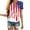 Blue, variant on 2026 ! Clothes under $5 asdoklhq Womens Plus Size Tops,Women Summer Independence Day Printing Blouse Tees Casual Crewneck Short Sleeve T-Shirts Tops