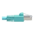 thumbnail image 5 of Eaton Tripp Lite Series Cat6a 10G Snagless Shielded STP Ethernet Cable (RJ45 M/M), PoE, Aqua, 10 ft. (3.05 m) - Patch cable - RJ-45 (M) to RJ-45 (M) - 10 ft - STP - CAT 6a - snagless, stranded - aqua, 5 of 5