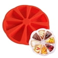 thumbnail image 2 of Wovilon Silicone Cake Molds For Baking Silicone Bakeware Baking Food 8 Points Scone Cake Home Used In Microwave, 2 of 6