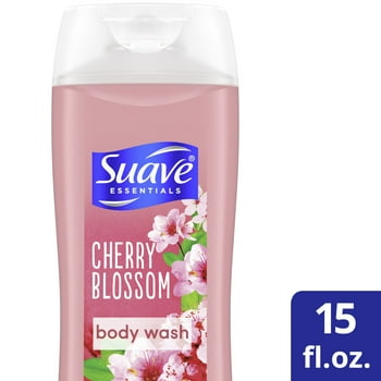 Suave Essentials Wild Cherry Blossom Body Wash 15 fl oz