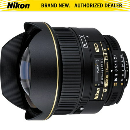Nikon AF FX NIKKOR 14mm f/2.8D ED Ultra Wide Angle Fixed Zoom Lens with Auto Focus for Nikon DSLR
