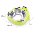 thumbnail image 2 of Bol pour Animaux en Acier Inoxydable, Bol d'Alimentation Détachable pour Chiot, Bol d'Eau pour Chat avec Base, 2 of 10