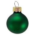 thumbnail image 3 of Pinnacle Peak Trading Christmas Green Shiny and Matte Polish Glass 30mm Ball Bauble Ornaments 20 Piece Made in Poland 1.2 Inch, 3 of 8