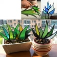 thumbnail image 3 of Atrapasol con Forma de Planta de Simulación, Atrapasol para Decoración del Hogar, Manualidades, Jardín, Patio, Decoración Al Aire Libre, Color Verde, 3 of 10