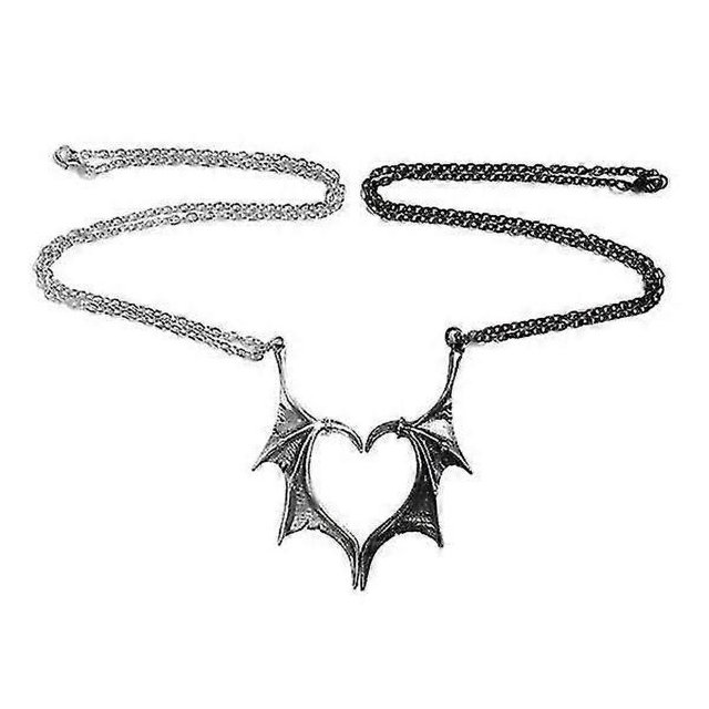 Collar con diseño de alas en forma de corazón---Código de producto 59351
