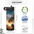 thumbnail image 5 of Transformers Rise Of The Beasts Kids Insulated Water Bottle With Straw - 18 Oz Stainless Steel Double Wall Vacuum Cup, Leakproof, Bpa Free, Suitable For Boys And Girls, 5 of 5