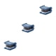 thumbnail image 1 of Moyic Cepillo de esponja plegable para cocina, fregador de placas de plástico en forma de U, , fregado, eliminación de manchas, removedor Azul 3Conjunto, 1 of 6