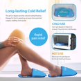 thumbnail image 3 of NEWGO 2 Pack Ice Pack Slippers for Feet Injuries,Reusable Hot Cold Therapy Foot Ice Pack Gel Ice Slippers for Neuropathy, Chemotherapy, Diabetes Foot Pain Relief Swelling, 3 of 7