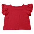 thumbnail image 2 of Infant Toddler Baby Girl Top Basic Plain Ruffle T-Shirt Blouse Casual Clothes, 2 of 3