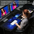thumbnail image 3 of Jahosin Large Gaming Mouse Pad with Stitched Edges,[35.4x15.7In] Extended Mouse Pad with Non-Slip Natural Rubber Base for Gamer/Desktop/Office/Home 90x40 BluespaceJ, 3 of 6