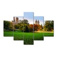 thumbnail image 4 of TISHIRON 5PCS Framed Canvas Wall Art Set,60"x40" Trees Lawn in Central Park Canvas Art Decor, 4 of 7