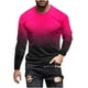thumbnail image 2 of Blusas y camisas de manga larga con cuello redondo para hombre, blusa informal de manga larga con cuello redondo y estampado, blusa de poliéster para hombre, 2 of 4