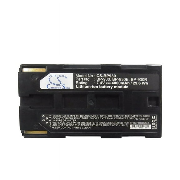 4000mAh BP-930R BP-930E BP-930 Battery for Canon V72 ES50 UCX30Hi ES7000ES V400 UCV10Hi