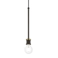 thumbnail image 2 of 47161-07 Livex Lighting Lansdale - 1 Light Pendant In Transitional Style-21 Inches Tall and 5 Inches Wide-Bronze/Antique Brass Finish    -Traditional, 2 of 9