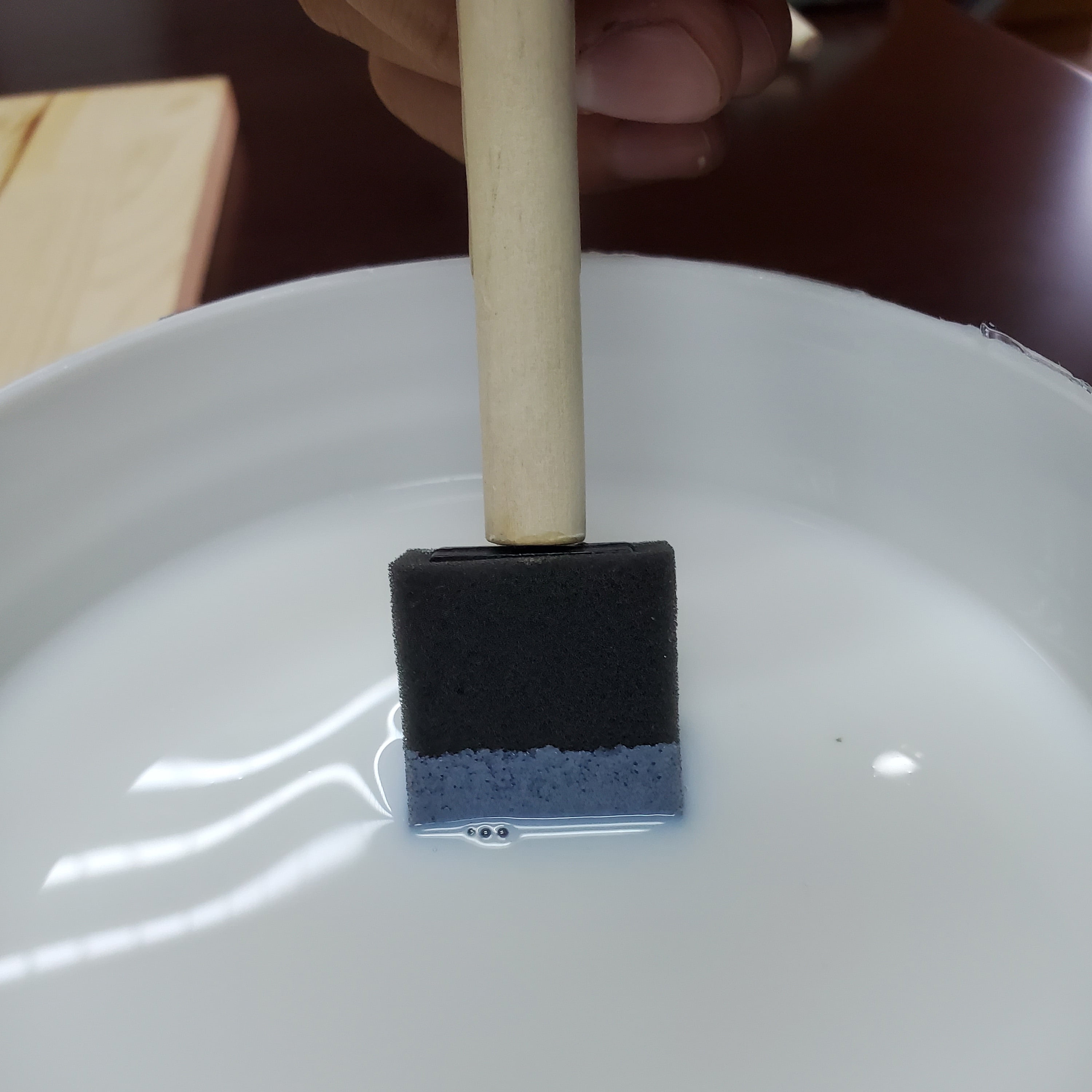 Foam Brush 1-in. Household Paintbrush for Paint and Craft Projects