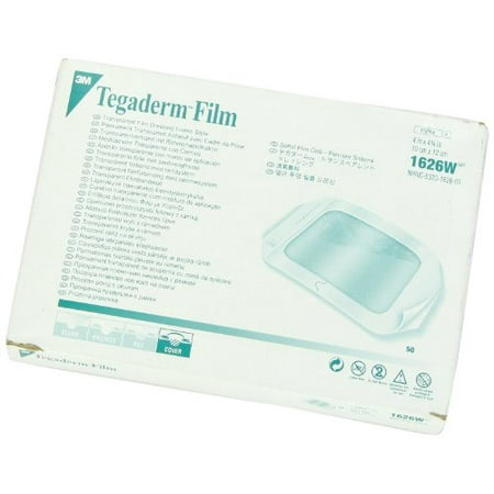 Suresite Transparent Film Dressing - 3M TEGADERM TRANSPARENT DRESSING 4 x 4 3/4 #1626W