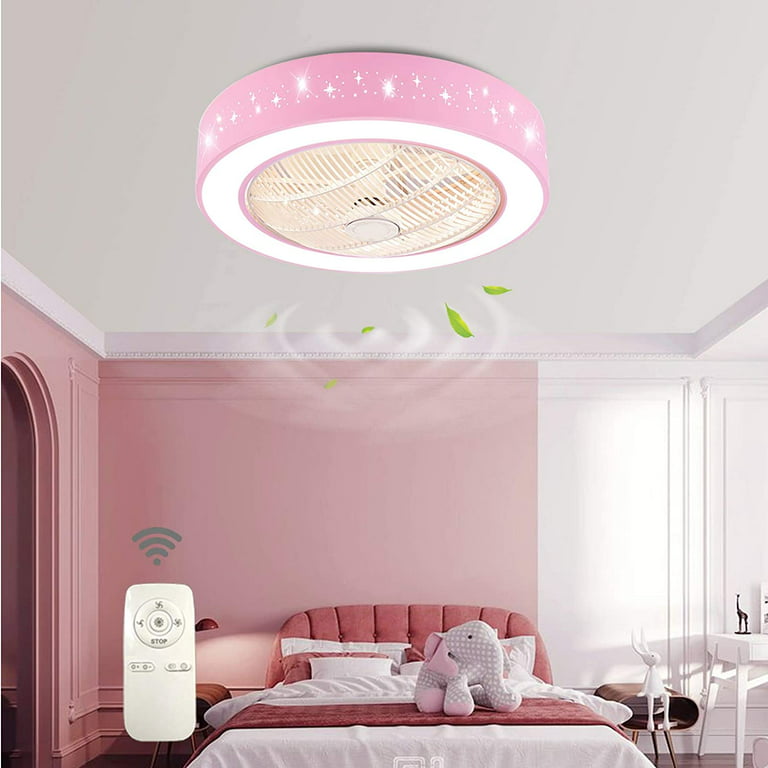 Contemporary LED Low Ceiling Chandelier For Kids Room Pink And White  Lighting For Bedroom, Girls And Boys Home From Cuyer, $142.4