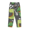 thumbnail image 5 of Kll Womens Cartoon Dinosaurs Print Pajama Pants Soft Pajama Bottoms For Women Cozy Lounge Pants, 5 of 9