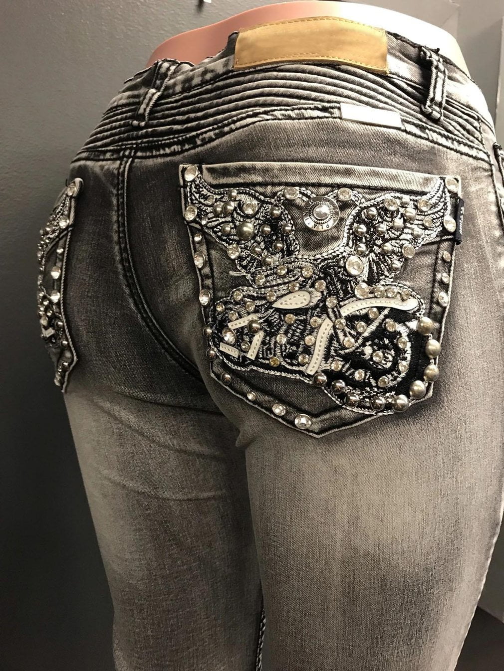 Hottest Badass Skull Jeans L - Walmart.com