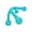 Light blue, variant on Deeply Tissue Therapys Ergonomic Grip Full Body Massagers For Targeted Muscle Relaxation