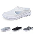 thumbnail image 3 of Daolelai Couple Men and Women Summer Mesh Half-Slippers Casual Shoes Breathable Sandals One-Step -On Closed-Toe Slippers, 3 of 9