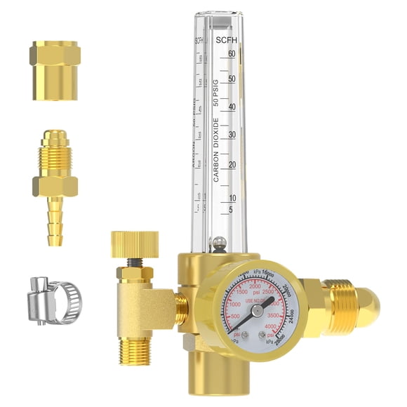 Manómetro regulador de gas para soldadura Mig Tig con argón/CO2 Yeswelder