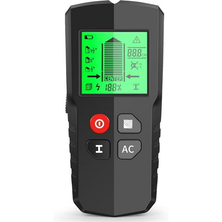 

HDGSKBUA Stud Finder Stud Finder Wall Scanner 5 in 1 Electronic Stud Detector with HD LCD Display Used for Detecting Wood and AC PowerA4432