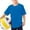 Blue, variant on uikmnh Tops for Teens Boys UPF 50  Short Sleeve Rash Guard Swim Shirt Sun Tee for Youth Beach Surf Fishing Size:5-6 Years