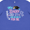 thumbnail image 4 of Inktastic My Daddy Did It and He Did It for Me with Graduation Cap Youth T-Shirt, 4 of 5