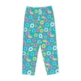 thumbnail image 4 of Fotbe Donut Women's Pajama Pants,Sleepwear Pants,Pj Bottoms Drawstring And Pockets-Medium, 4 of 9