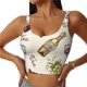 thumbnail image 1 of Balery Grapes Bbottles Wine Sujetadores deportivos con espalda cruzada para mujer, acolchados, sin costuras, de alto impacto, ideales para yoga, gimnasio, entrenamiento y fitness.-Medium, 1 of 8
