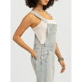thumbnail image 4 of Jessica Simpson Women's Cropped Barrel Leg Denim Overalls, 26" Inseam, Size XS-XL, 4 of 8
