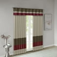 thumbnail image 5 of Madison Park Amherst Polyoni Pintuck Window Valance in Red, 5 of 5